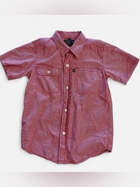 Ralph Lauren Boys Ted and White Gingham Button Down Shirt